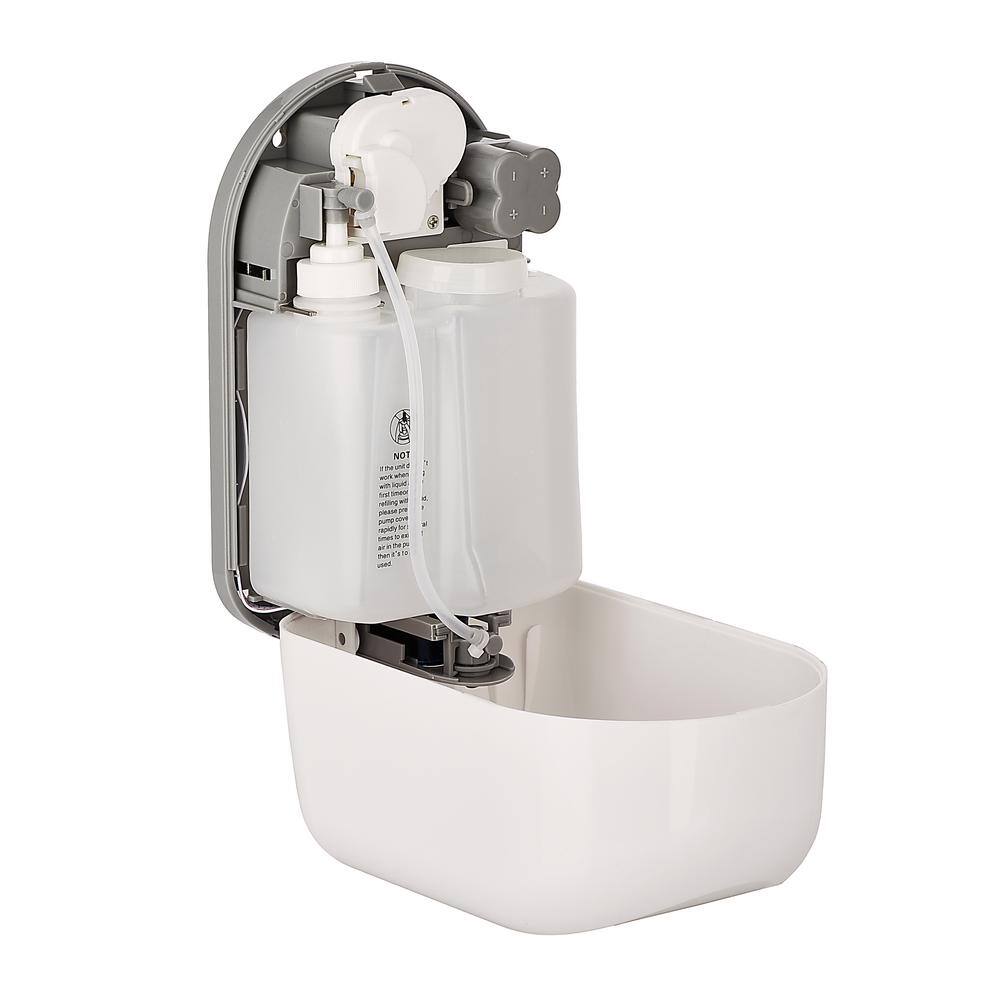 White Automatic Wall-Mounted Touchless Soap Dispenser 1100mL