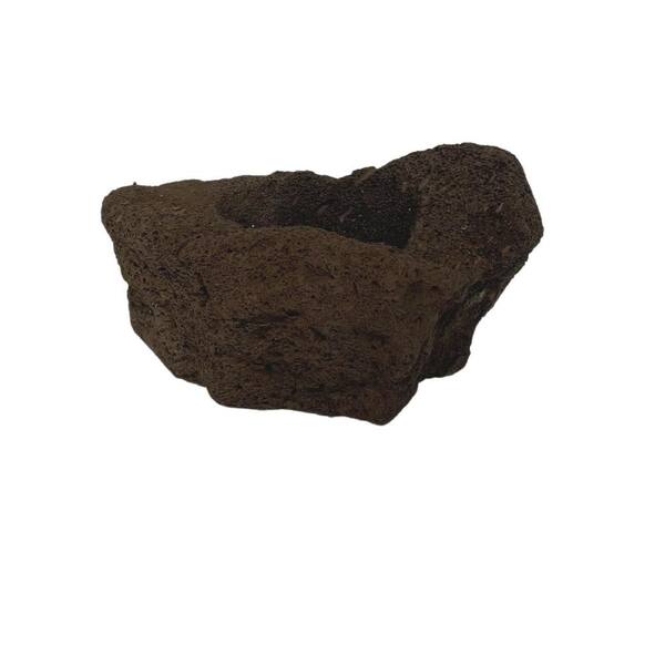 Geobunga 12 in. to 20 in. Natural Lava Stone Bowl