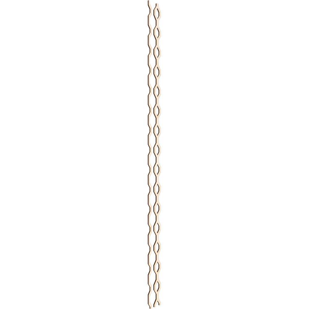 Wabash 94" Adjustable Birch Wood Decorative Slat Wall Panel Kit