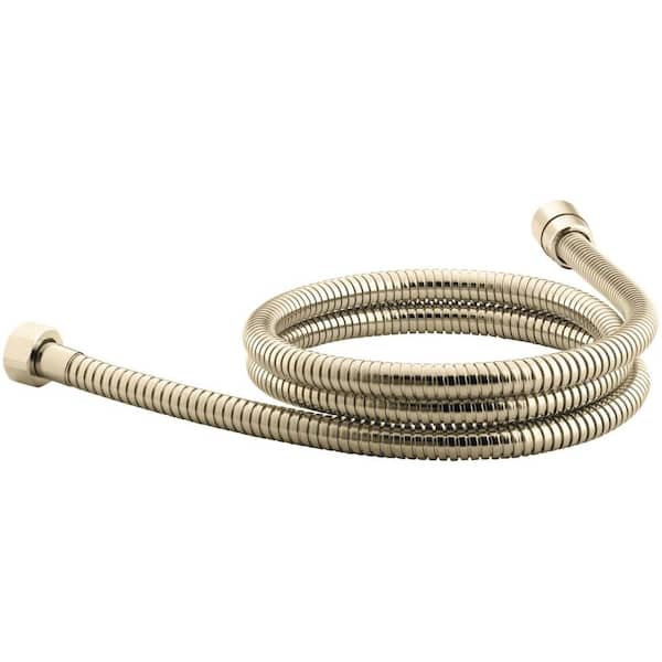 KOHLER MasterShower 60 in. Metal Shower Hose in Vibrant French Gold