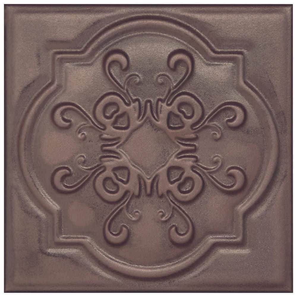 Ritz Metallo Copper 8 in. x 8 in. Ceramic Wall Take Home Tile Sample price history on PriceWatchPro