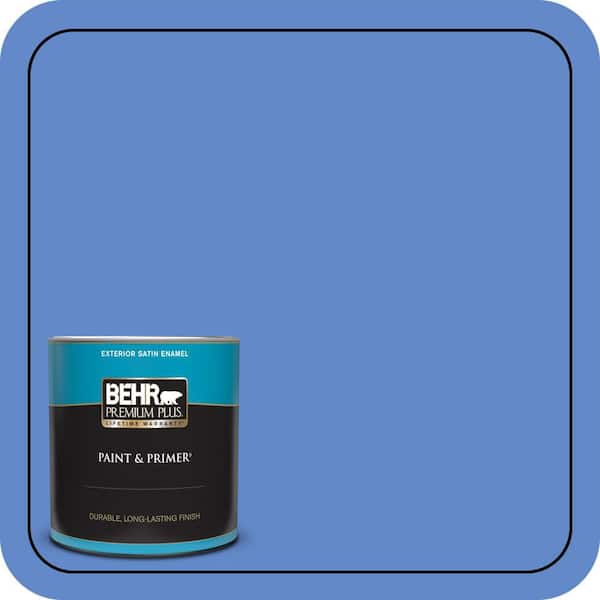 BEHR PREMIUM PLUS 1 qt. #P530-5 Integrity Satin Enamel Exterior Paint & Primer