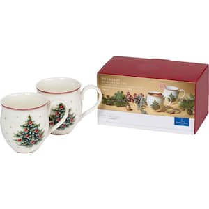 Toy's Delight Set of Two Christmas Tree Mugs