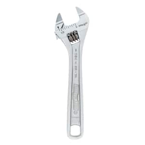 Slim Jaw 4 in. Chrome Adjustable Wrench