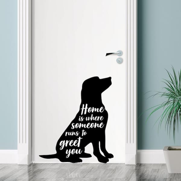 WallPops Black Home is Where Someone Wall Decal
