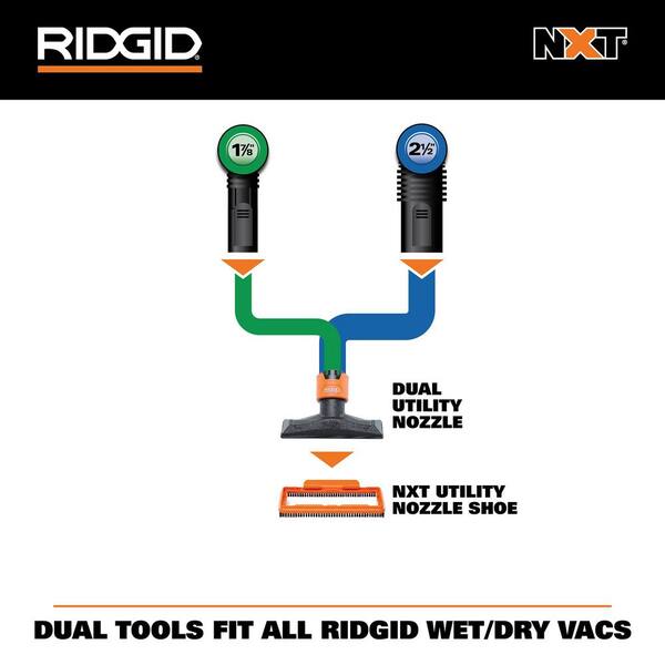RIDGID 1-7/8 in. to 2-1/2 in. DA1709 NXT Dual Locking Utility