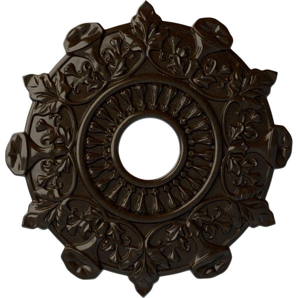 17-1/2 in. x 4 in. I.D. x 1 in. Preston Urethane Ceiling Medallion (Fits Canopies upto 4 in.), Bronze price history on PriceWatchPro