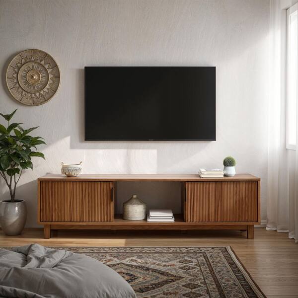 テレビ MOKA Walker Edison Furniture Company 58 in. Mid-Century Modern Mocha