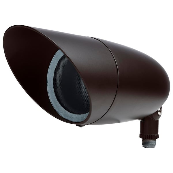 1240 Lumen 12-Watt Bronze Hardwired Integrated LED Smart Landscape Flood Light RGB, 2700K-5000K Tunable App Compatible