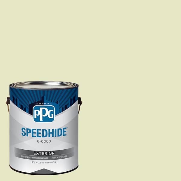 SPEEDHIDE 1 gal. PPG1118-1 More Mint Satin Exterior Paint