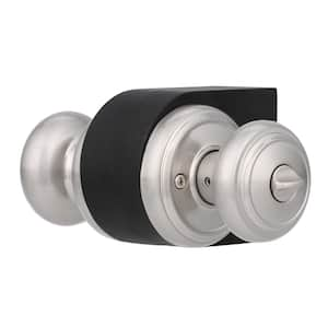 Prestige Alcott Satin Nickel Bed/Bath Door Knob (4-Pack)