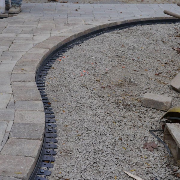 ProFlex 6 ft. Paver Edging in Black 1260-HD - The Home Depot