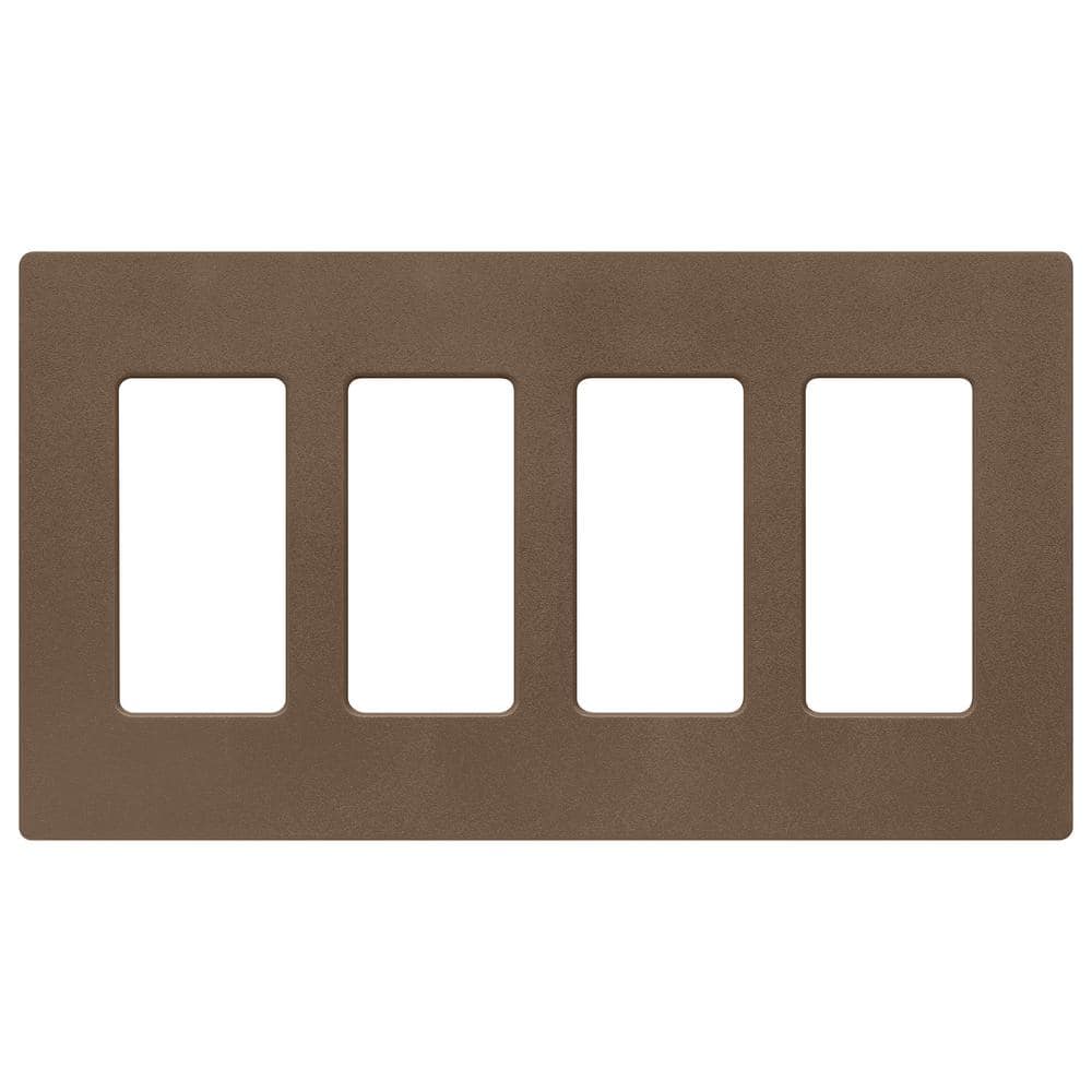 Claro 4 Gang Wall Plate for Decorator/Rocker Switches, Satin, Espresso (SC-4-EP) (1-Pack) price history on PriceWatchPro