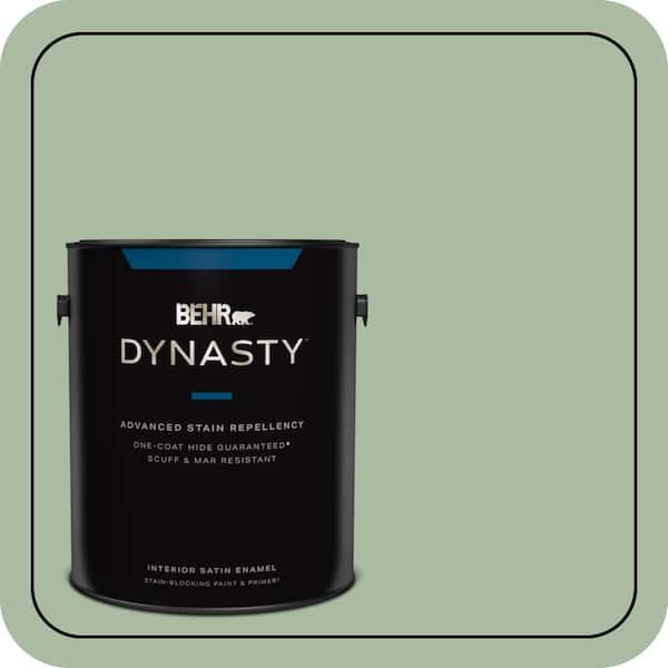 BEHR DYNASTY 1 gal. #T17-07 Balanced Satin Enamel Interior Stain-Blocking Paint & Primer