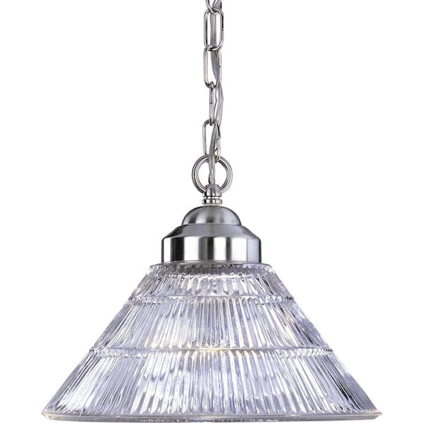 Volume Lighting 1-Light Brushed Nickel Interior Pendant