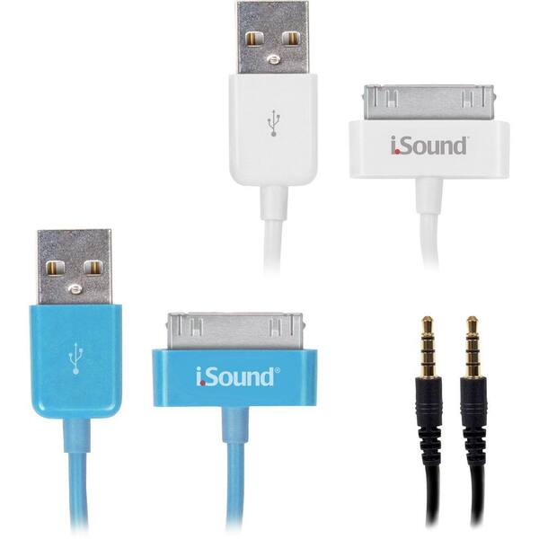 iSound Charge and Sync Cable + Audio-DISCONTINUED