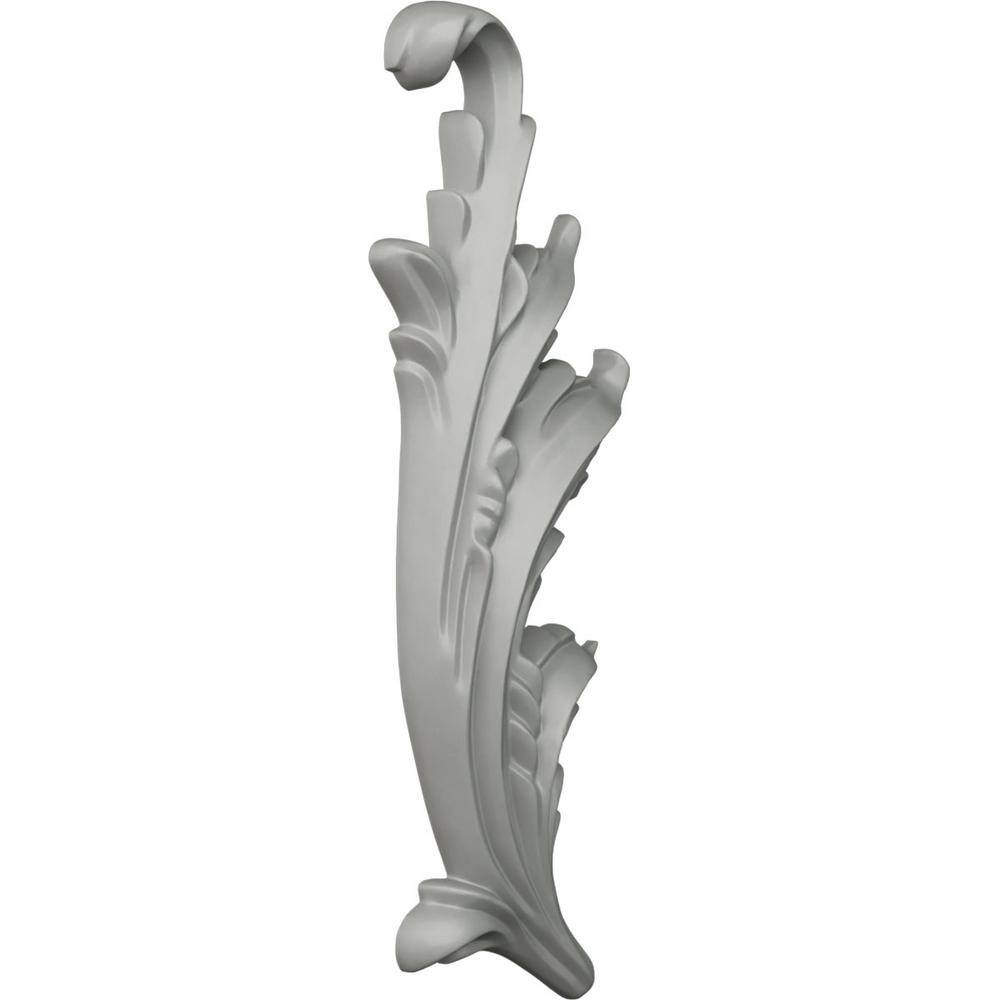 Primed Polyurethane Robin Scroll Left Onlay, 9-1/8"