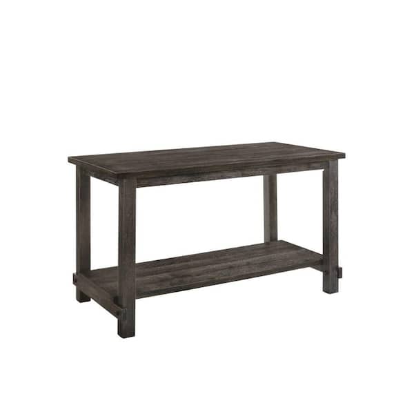 30 in. Gray Wood 4 Legs Dining Table (Seat of 4)