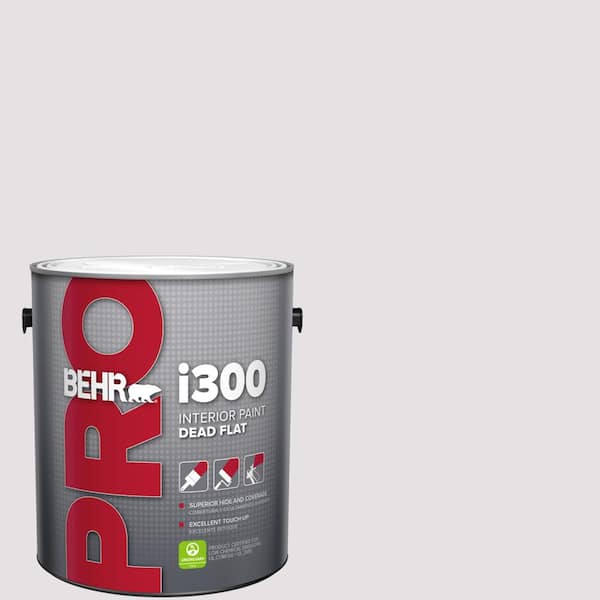 BEHR PRO 1 gal. #PR-W02 Early Crocus Dead Flat Interior Paint