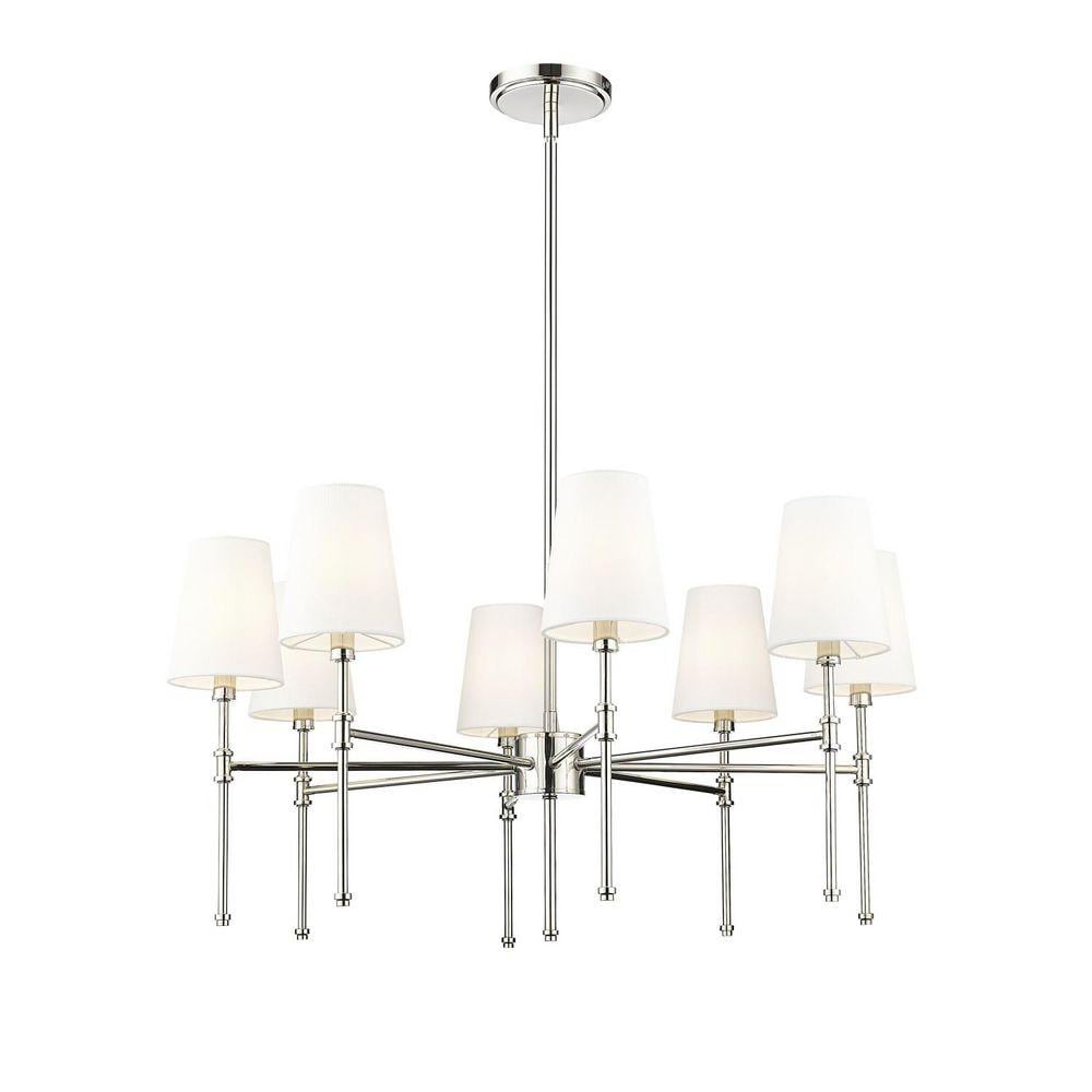 Millennium Lighting Adorra 8-Light Polished Nickel Chandelier