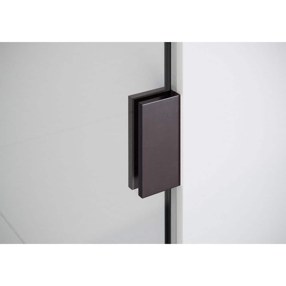 Venus Oil Rubbed Bronze Frameless Arched Glass Shower Panel