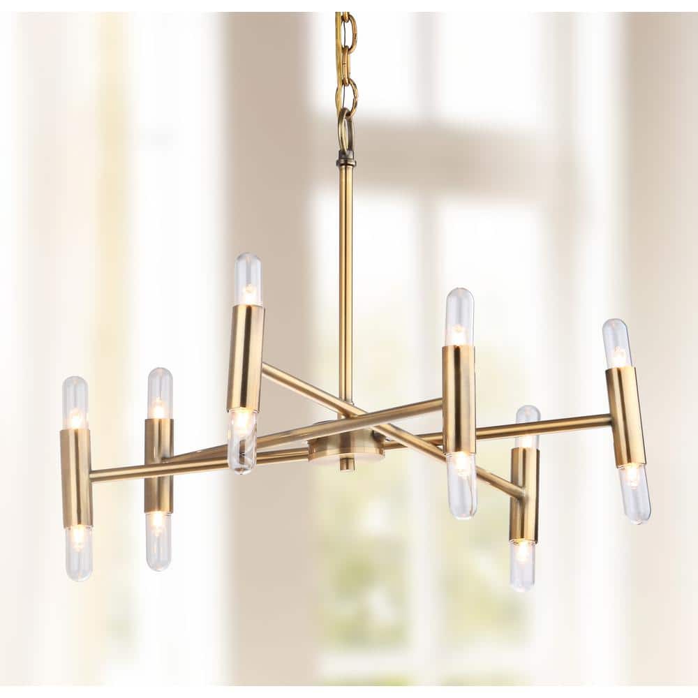 Gale 22" Gold Metal Contemporary Chandelier