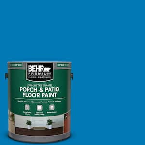 1 gal. #P500-6 Deep River Low-Lustre Enamel Interior/Exterior Porch and Patio Floor Paint