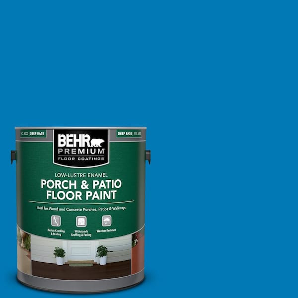 BEHR PREMIUM 1 gal. #P500-6 Deep River Low-Lustre Enamel Interior/Exterior Porch and Patio Floor Paint
