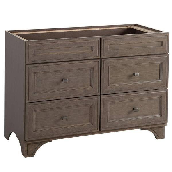 Home Decorators Collection Albright 48 in. W x 21 in. D Vanity Cabinet in Winter