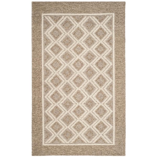 SAFAVIEH Vermont Beige/Ivory 5 ft. x 8 ft. Geometric Area Rug
