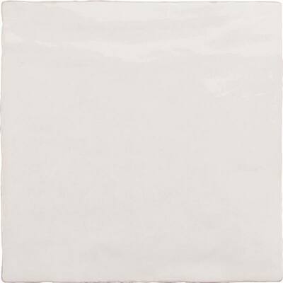 White 5.2 in. x 5.2 in. Polished Ceramic Subway Tile (10.72 sq. ft./Case)