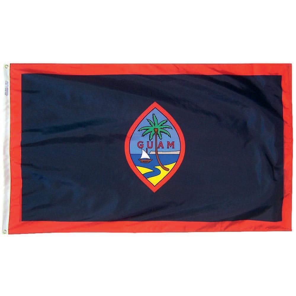 Annin Flagmakers Country Flag, Seal of Guam, 3 ft. H GU-O-3X5