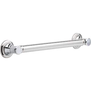 Traditional 18 in. Concealed Screw ADA-Compliant Decorative Grab Bar in Polished Chrome (3-Pack)