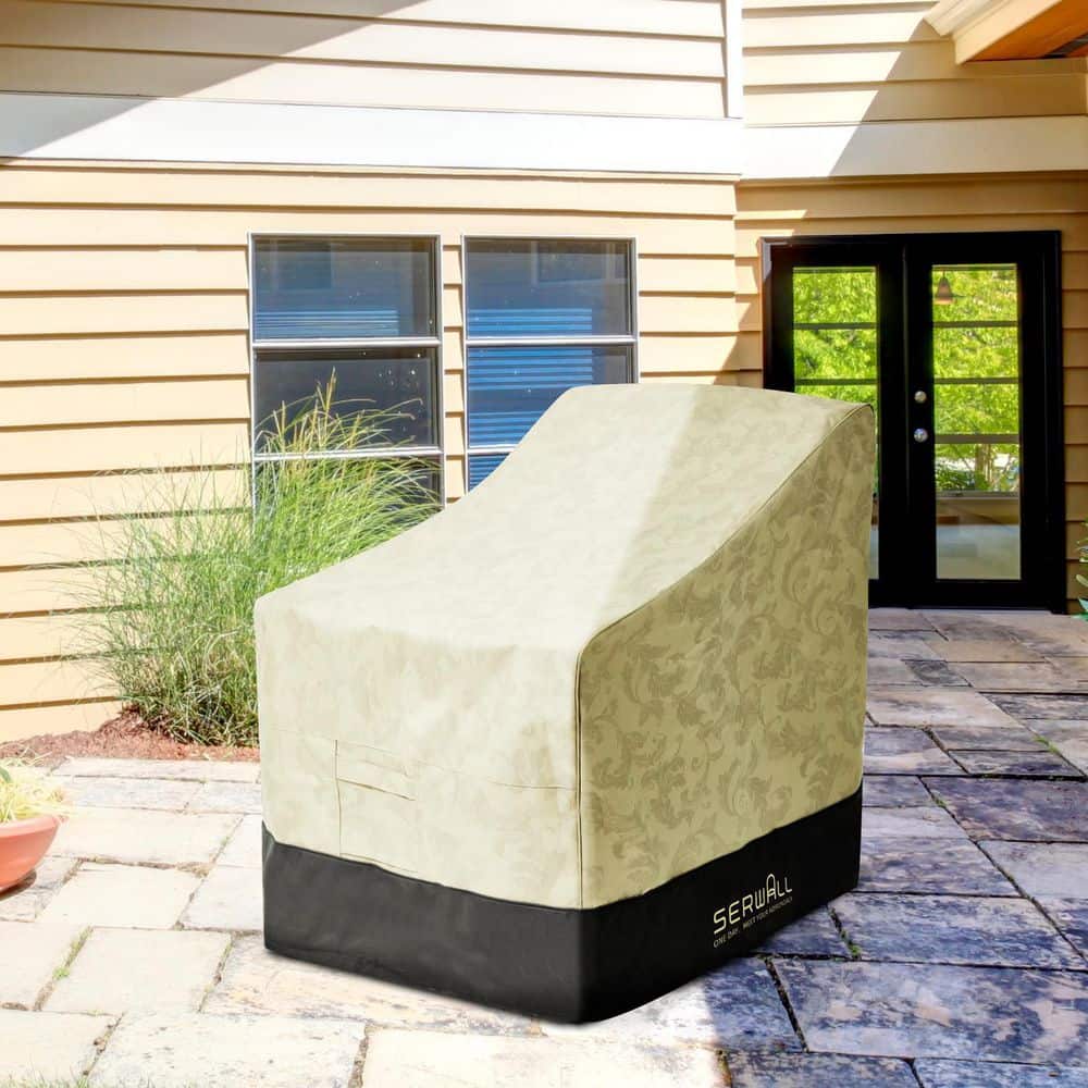 JEAREY 36 in. D x 34 in. W x 32 in. H Waterproof Outdoor Adirondack