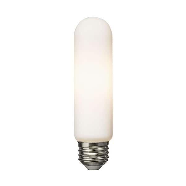4-Watt Equivalent T10 Shape E26 Base Dimmable Frosted LED Light Bulb 2700K Soft White (1-Pack)