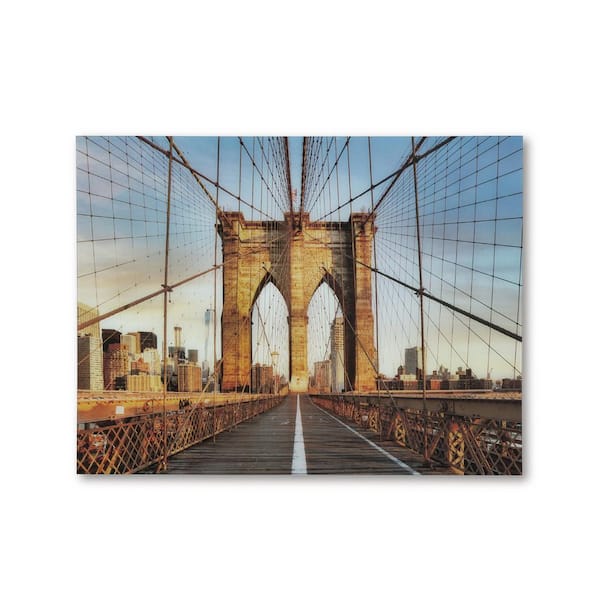 Shayward 1-Piece Unframed Graphic Print Architecture Art Print 36 in. x 48 in.