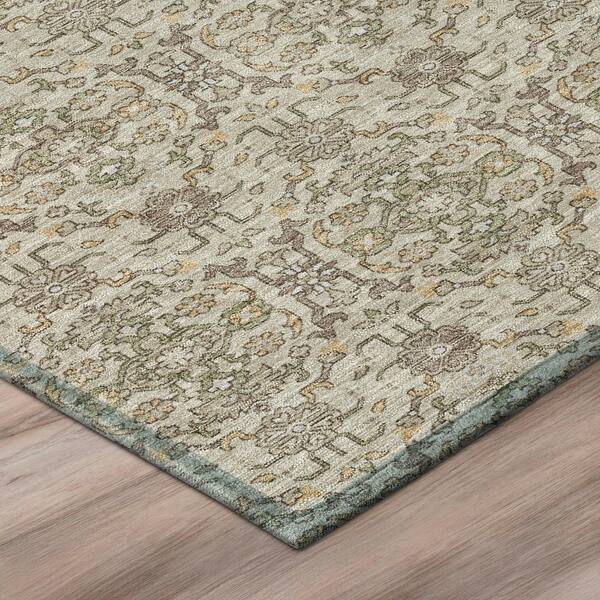 Chantille Machine Washable Indoor/Outdoor Abstract ACN2917 Beige 2 ft. x 3 ft. Accent Rug
