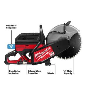 MX FUEL Lithium-Ion Cordless 14 in. Cut Off Saw Kit with M18 FUEL Cordless SAWZALL Reciprocating Saw Kit