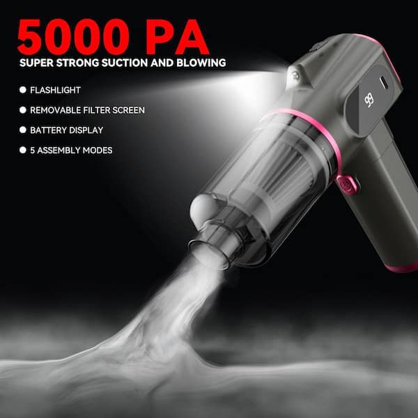 5 kPA 4 in 1 Bagless Corded HEPA Filter Handheld Vacuum for Multisurface