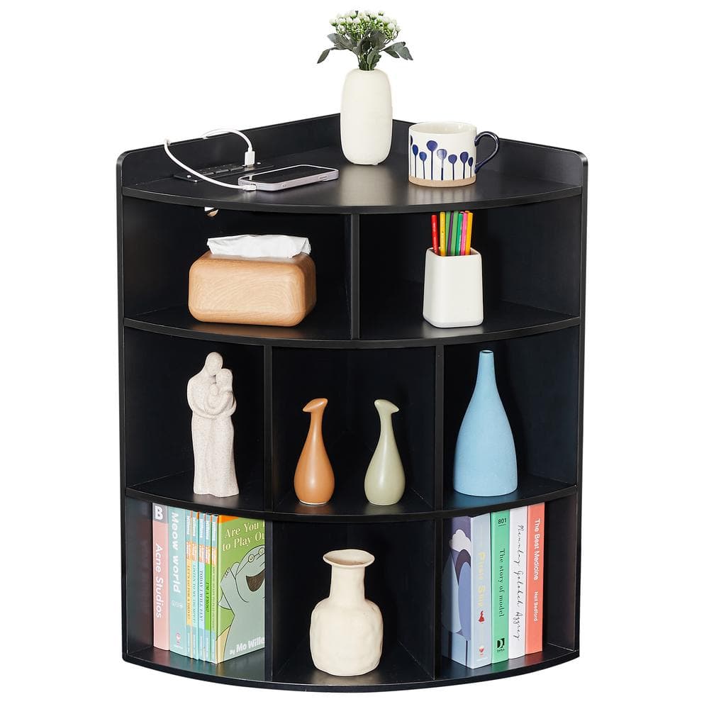 3-Tier Cube Storage Shelf, Wall-mounted Coffee Station