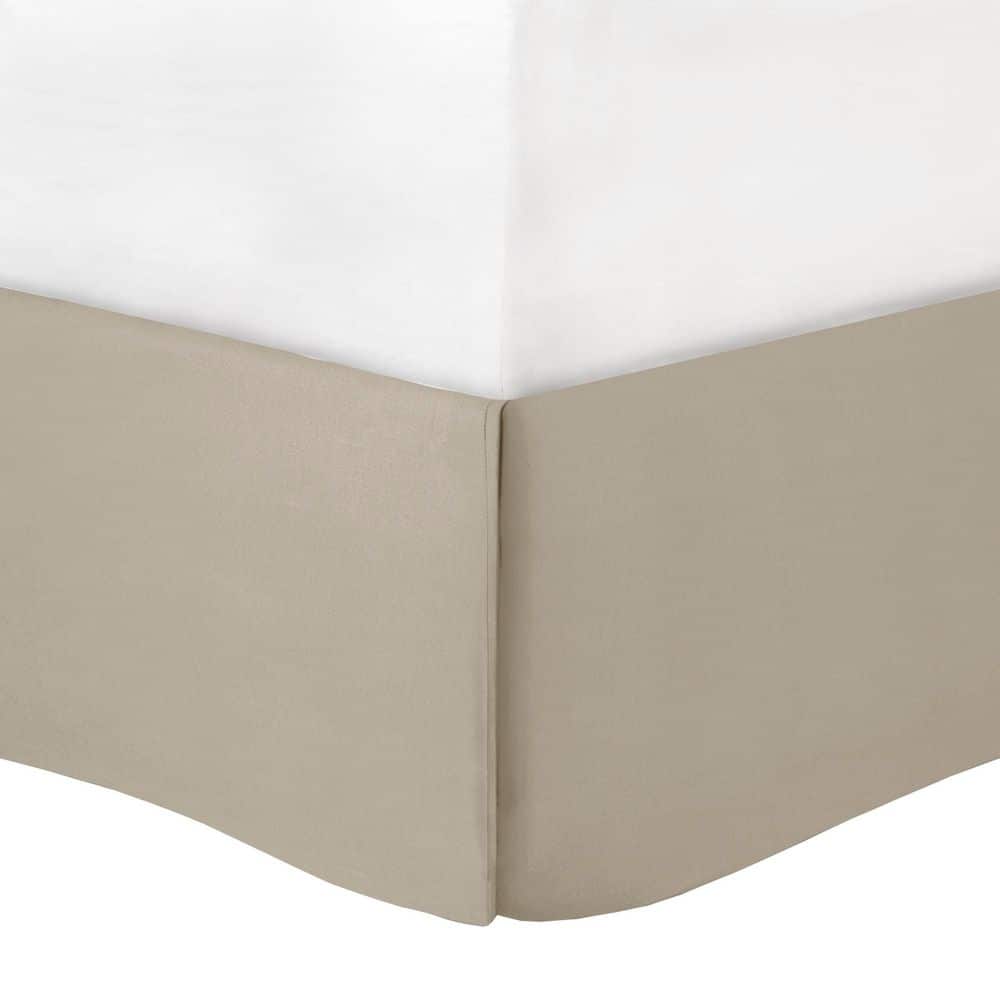 Taupe Queen Microfiber Comforter Set with Decorative Pillows