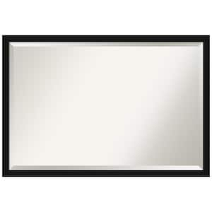 Avon Black Narrow 38 in. H x 26 in. W Framed Wall Mirror