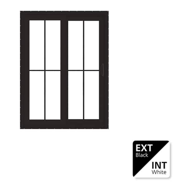 y*o様 P.Black Window JELD-WEN V4500 60x80 Right-Hand Low-E Black Vinyl Double Prehung