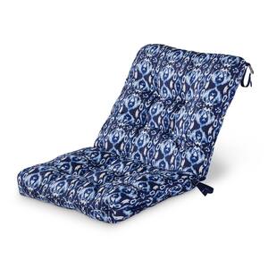 Vera Bradley 21 in. W x 19 in. D x 22.5 in. H x 5 in. Thick Patio Chair Cushion in Ikat Island