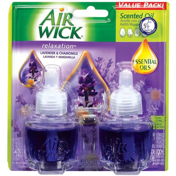 Air Wick 0.71 oz. Lavender and Chamomile Scented Oil Refills (2-Pack)