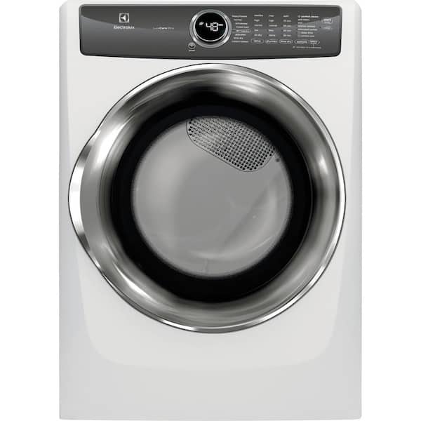 Electrolux 8.0 cu. ft. Front Load Perfect Steam Gas Dryer with LuxCare Dry and Instant Refresh in White