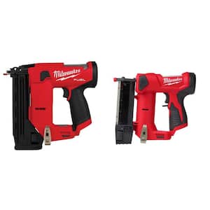 M12 FUEL 12-Volt Lith-Ion Brushless Cordless 18-Gauge 1-1/2 in. Compact Brad Nailer w/ 23-Gauge Pin Nailer (Tool Only)