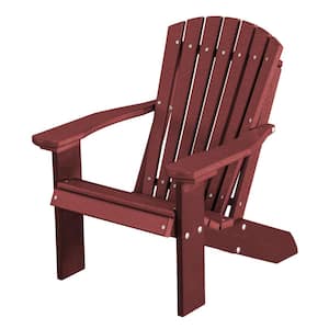 Heritage Cherrywood Plastic Outdoor Child Adirondack Chair