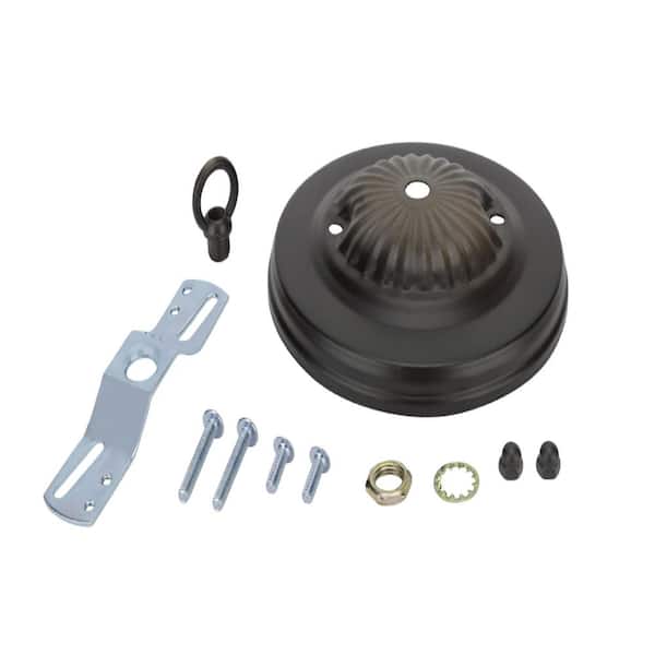 Aspen Creative Corporation 5 in. Oil Rubbed Bronze Traditional Canopy Kit (1-Pack)