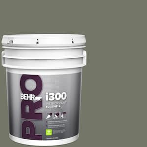 5 gal. #PPU10-19 Conifer Green Eggshell Interior Paint